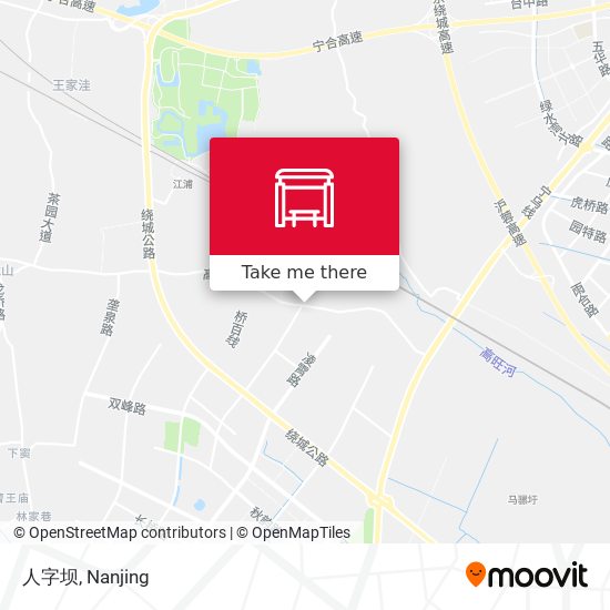 人字坝 map