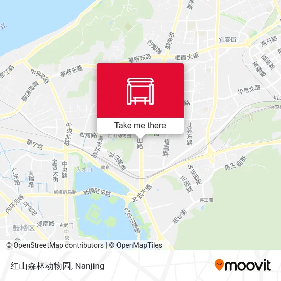 红山森林动物园 map