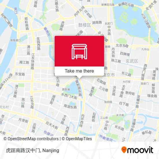 虎踞南路汉中门 map