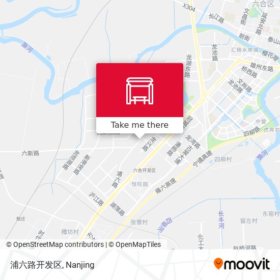 浦六路开发区 map