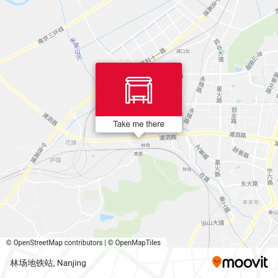 林场地铁站 map