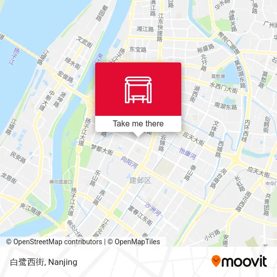 白鹭西街 map