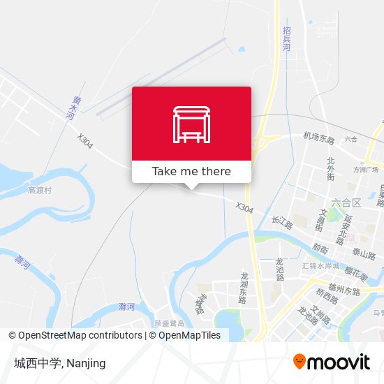 城西中学 map