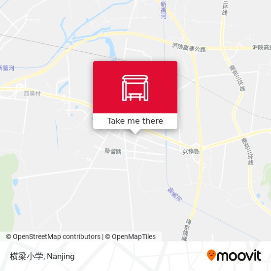 横梁小学 map