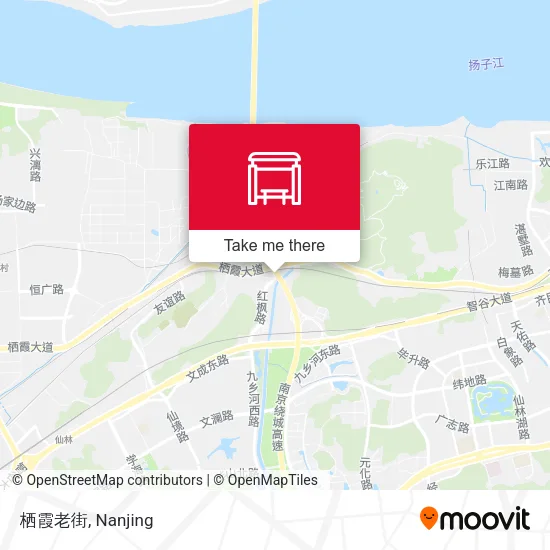 栖霞老街 map