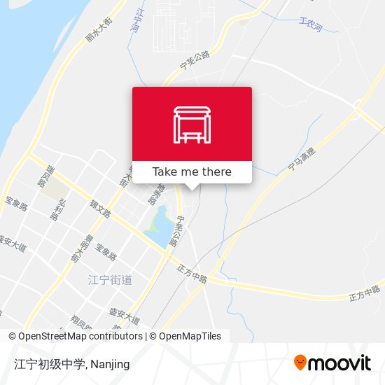 江宁初级中学 map