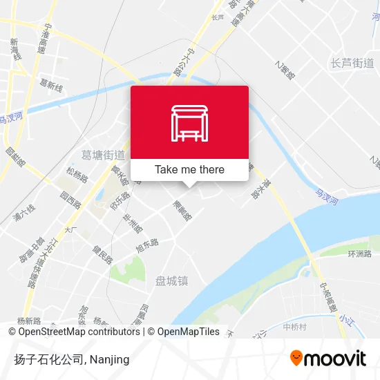 扬子石化公司 map