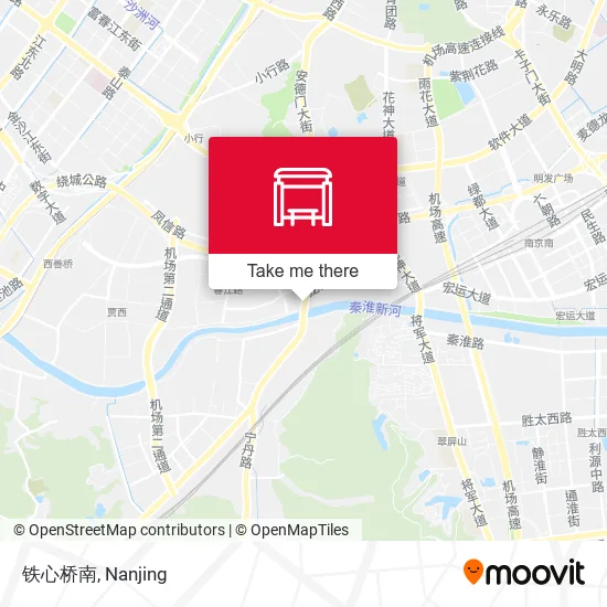 铁心桥南 map
