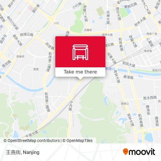 王燕街 map