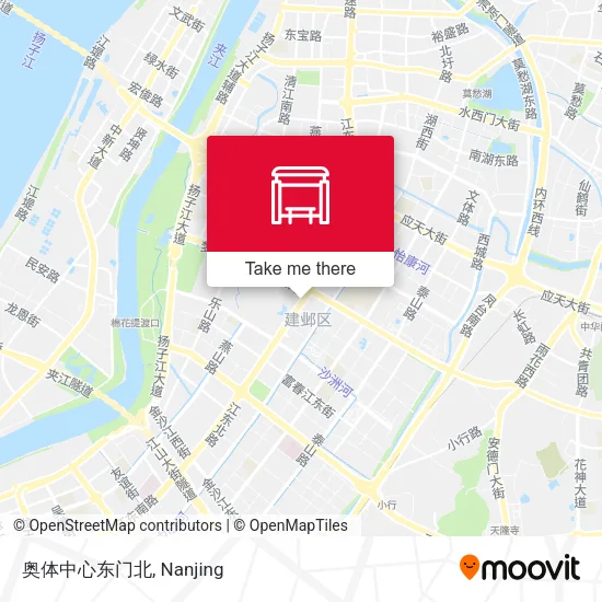 奥体中心东门北 map