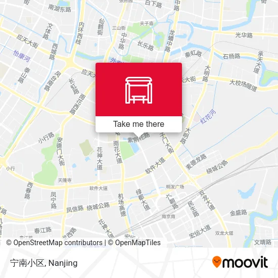 宁南小区 map