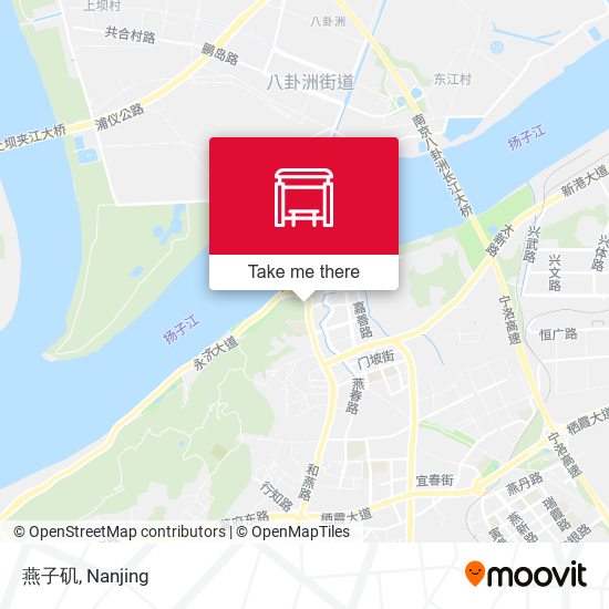 燕子矶 map