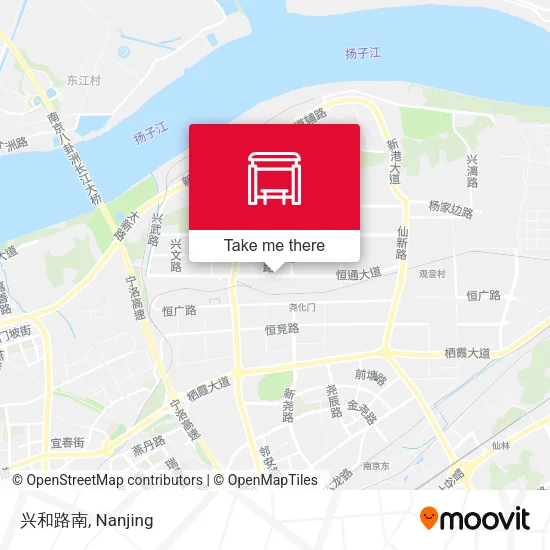 兴和路南 map