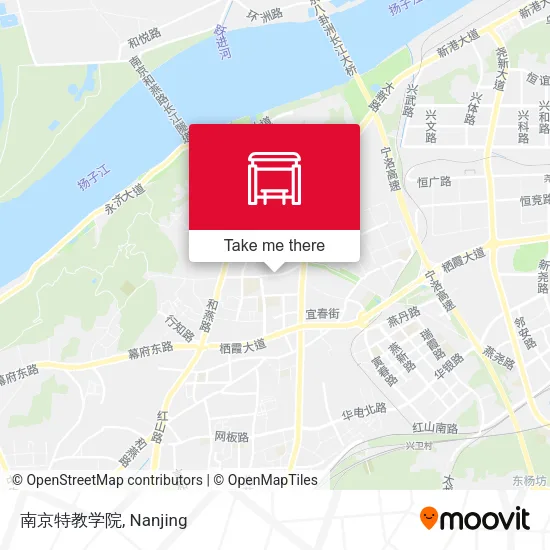南京特教学院 map