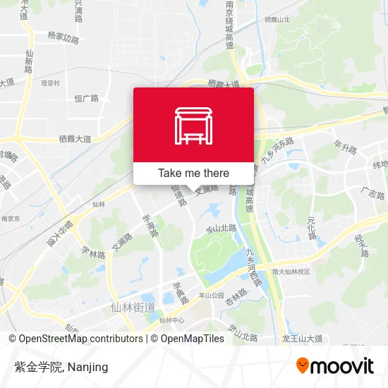紫金学院 map
