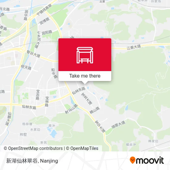 新湖仙林翠谷 map