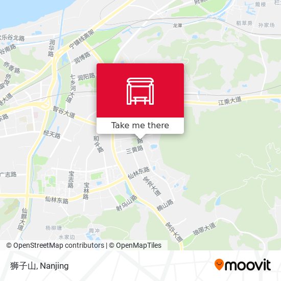 狮子山 map