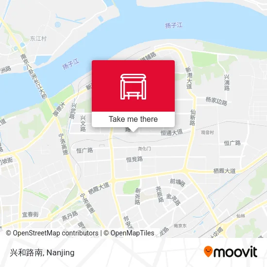 兴和路南 map
