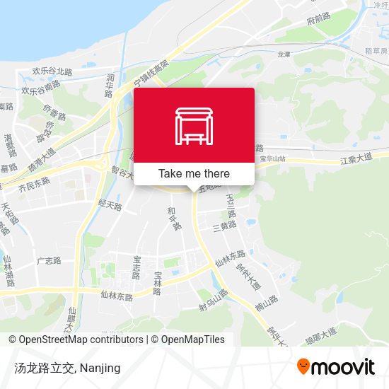 汤龙路立交 map