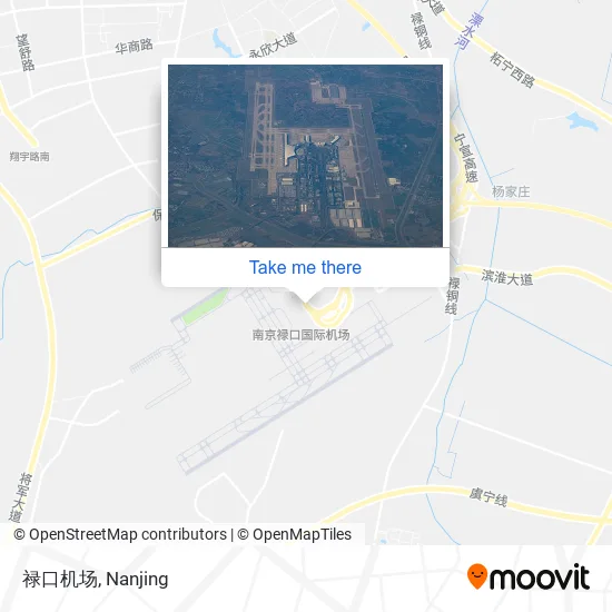 禄口机场 map