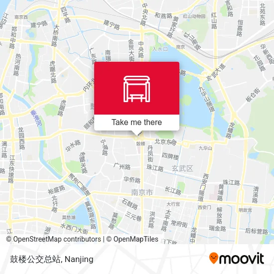 鼓楼公交总站 map