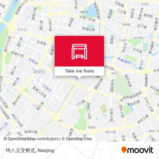 纬八立交桥北 map