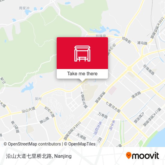 沿山大道七里桥北路 map