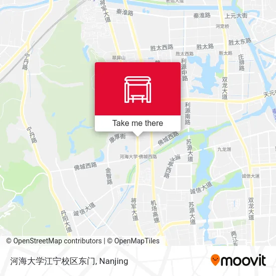 河海大学江宁校区东门 map
