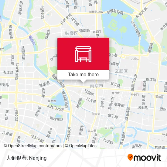 大锏银巷 map