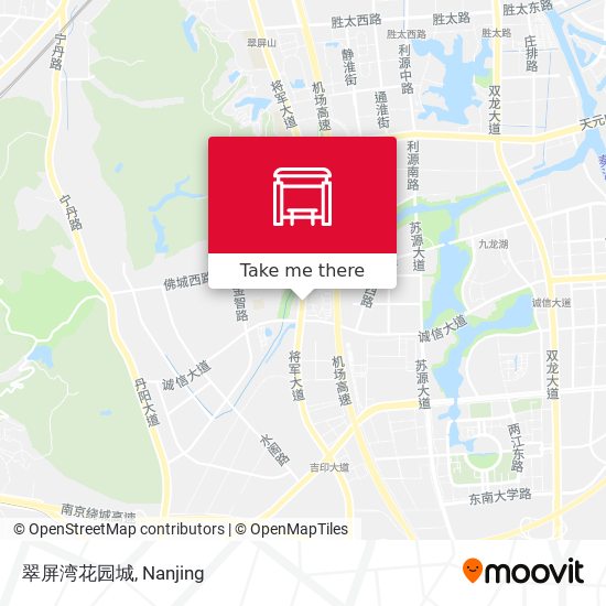 翠屏湾花园城 map