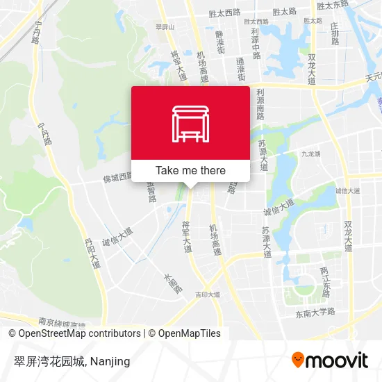 翠屏湾花园城 map