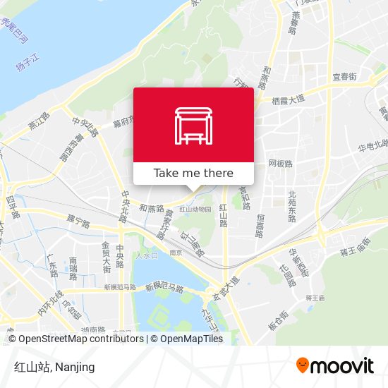 红山站 map
