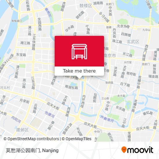 莫愁湖公园南门 map