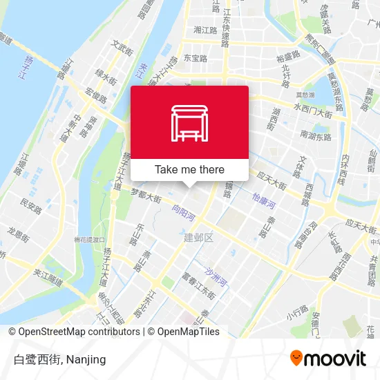 白鹭西街 map