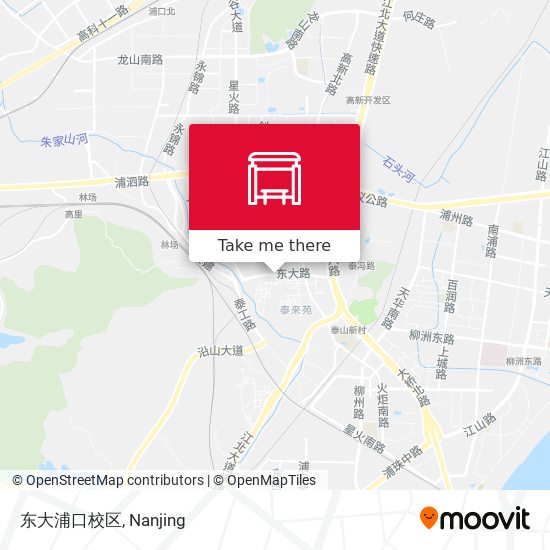 东大浦口校区 map
