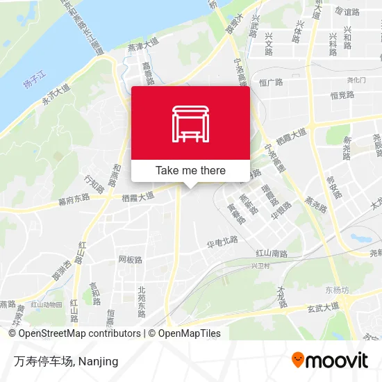万寿停车场 map