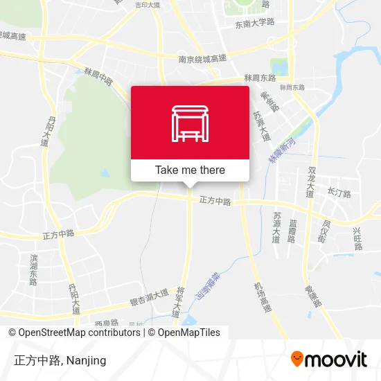 正方中路 map