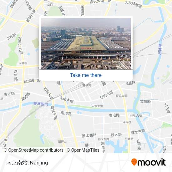 南京南站 map