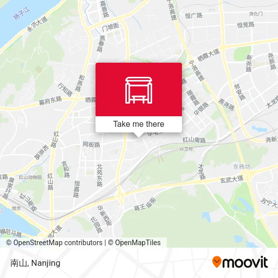 南山 map