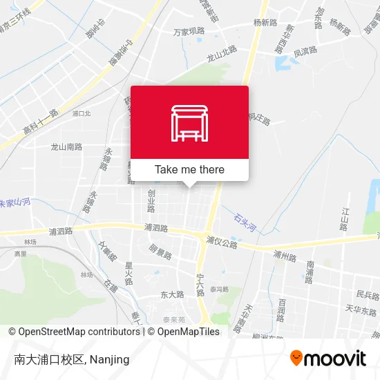 南大浦口校区 map