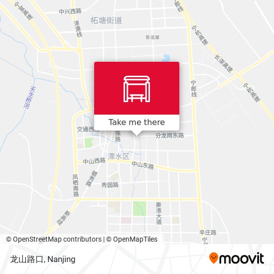 龙山路口 map