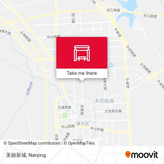 美丽新城 map