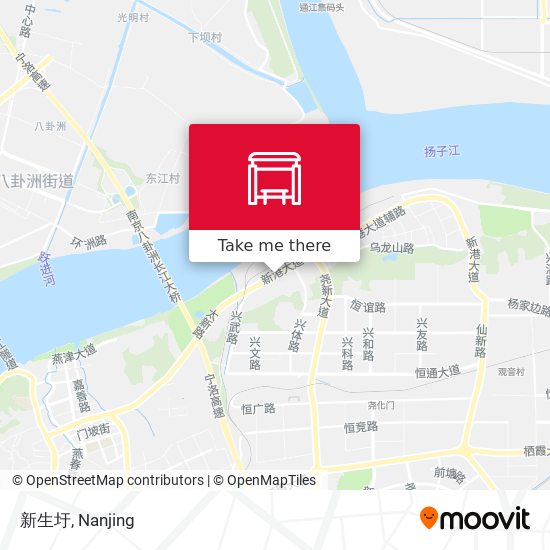 新生圩 map