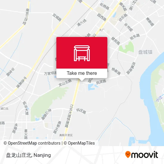 盘龙山庄北 map