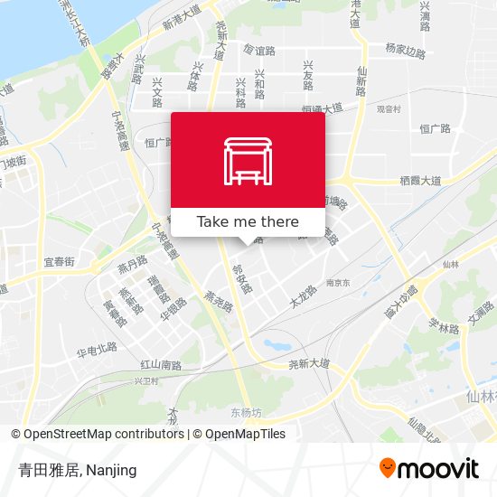 青田雅居 map
