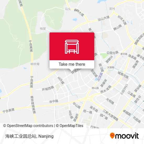 海峡工业园总站 map