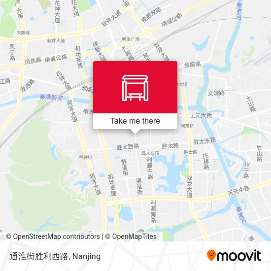通淮街胜利西路 map