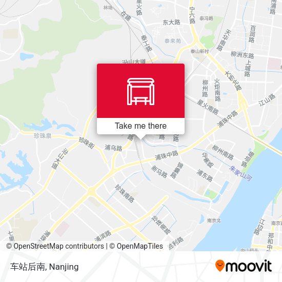 车站后南 map