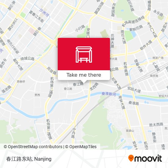 春江路东站 map