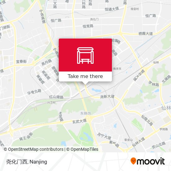 尧化门西 map